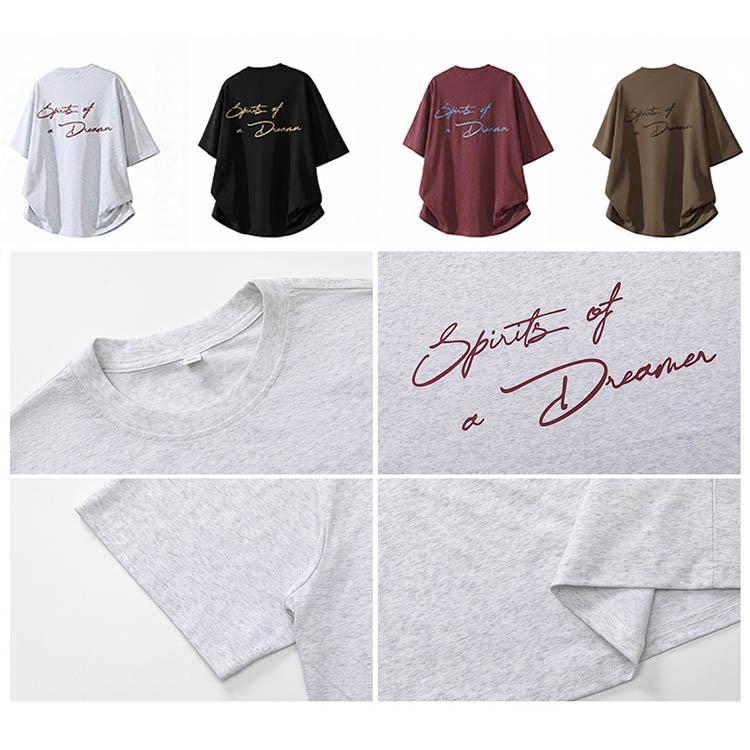 Tシャツ バックプリント 半袖 tシャツ メンズ カットソー カジュアル トップス 春/夏 ライトグレー/ブラック/ワインレッド/ブラウン M/L/2L/3L/4L m4o08 |  | 17
