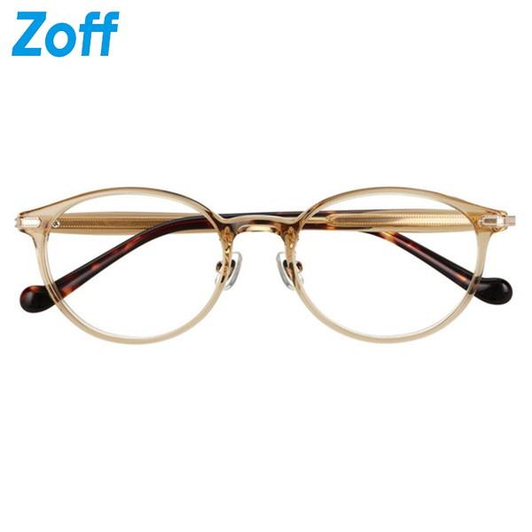 Zoff（ゾフ） メガネ レディース メンズ 伊達メガネ オーバル型 : Zoff