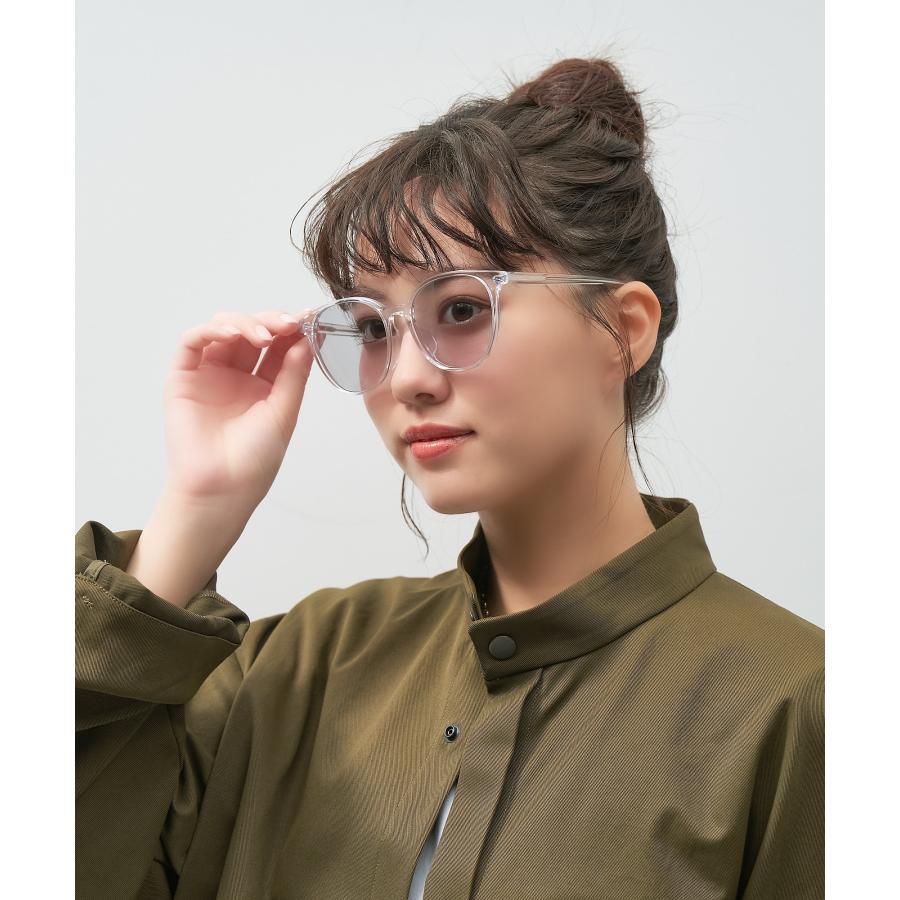 Zoff ボストン型 サングラス クリアフレーム 紫外線対策 : Zoff Zoff ボストン型 サングラス クリアフレーム 紫外線対策 : Zoff