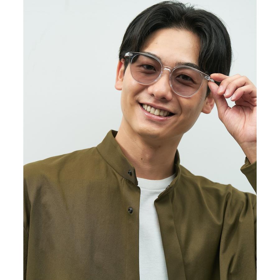 Zoff ボストン型 サングラス クリアフレーム 紫外線対策 : Zoff Zoff ボストン型 サングラス クリアフレーム 紫外線対策 : Zoff