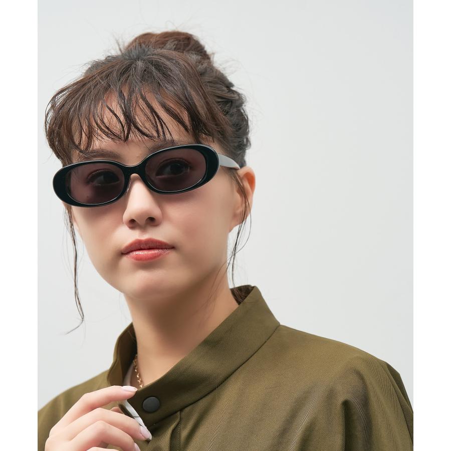 Zoff（ゾフ） オーバル型 サングラス Y2K 紫外線対策 : Zoff Yahoo