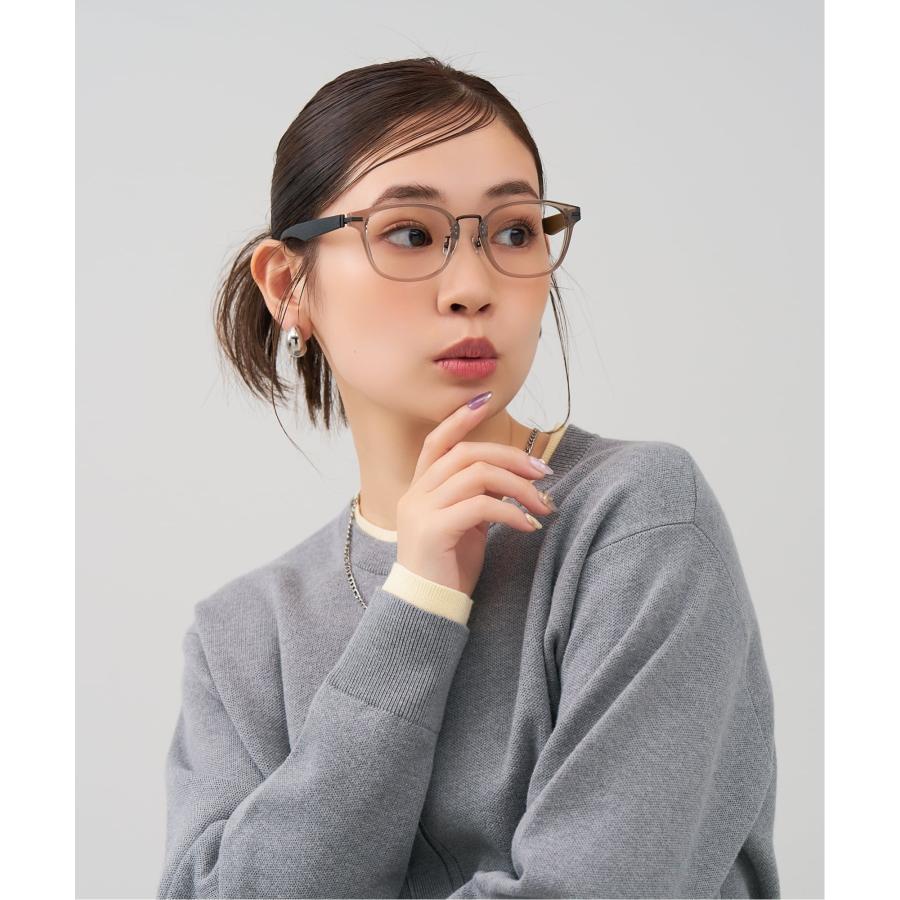 Zoff（ゾフ） メガネ｜レザー調、ラバーテンプル、ズレ落ち防止、眼鏡