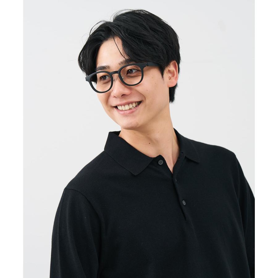 Zoff（ゾフ） メガネ｜レザー調、ラバーテンプル、ズレ落ち防止、眼鏡