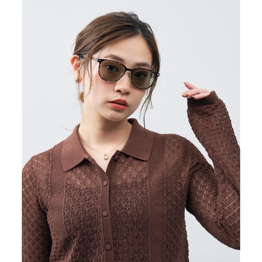 zoff SUNCUTGlasses/UV100%CUT サングラス ブラウン Zoff（ゾフ） WEB限定 SUNCUTGlasses/UV100%CUT パーソナルカラー