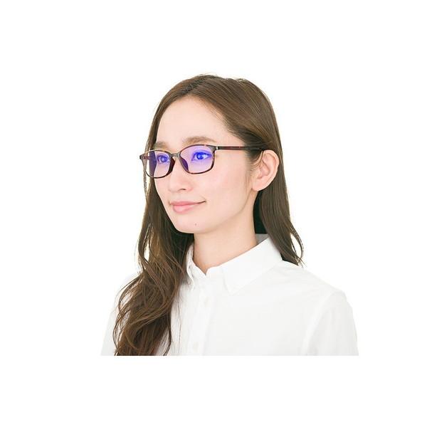 Zoff（ゾフ） ブルーライトカットメガネ レディース 伊達メガネ メンズ