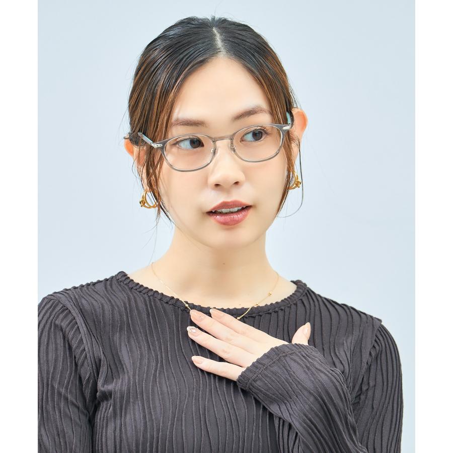 Zoff（ゾフ） メガネ｜レザー調 ラバーテンプル ズレ落ち防止 眼鏡