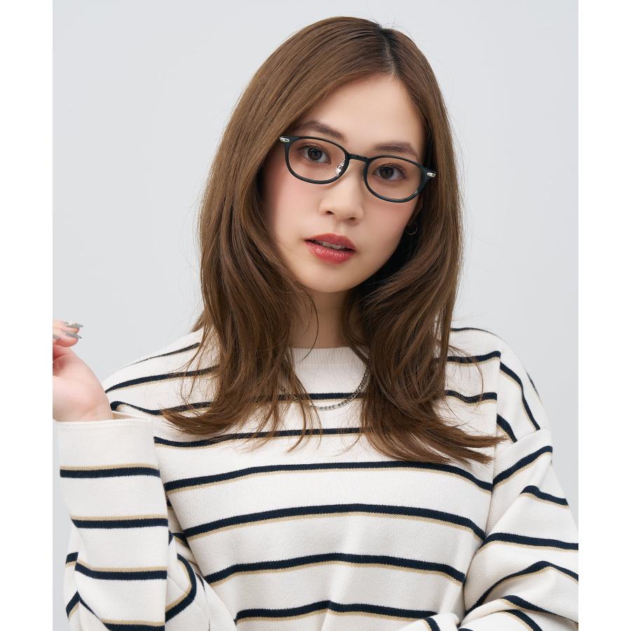 Zoff（ゾフ） メガネ｜レザー調 ラバーテンプル ズレ落ち防止 眼鏡