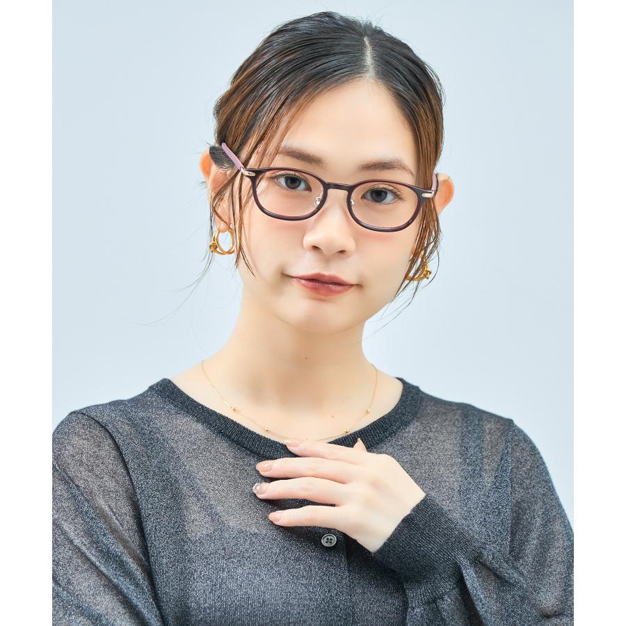 Zoff（ゾフ） メガネ｜レザー調 ラバーテンプル ズレ落ち防止 眼鏡