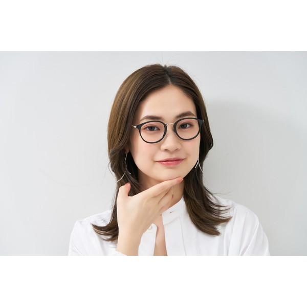 Zoff（ゾフ） メガネ レディース メンズ 伊達メガネ ボストン型 : Zoff
