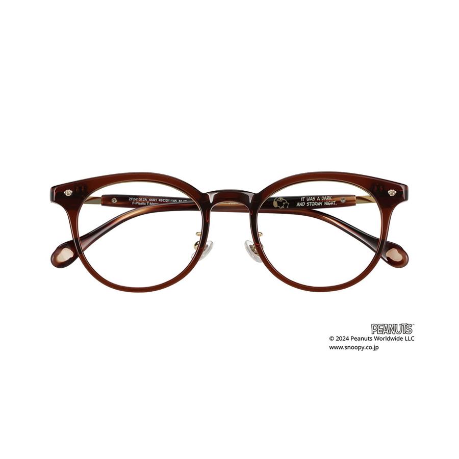 Zoff（ゾフ） メガネ メンズ レディース PEANUTS、ピーナッツ、SNOOPY