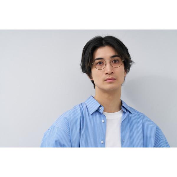 Zoff（ゾフ） メガネ レディース メンズ 伊達メガネ ボストン メタル