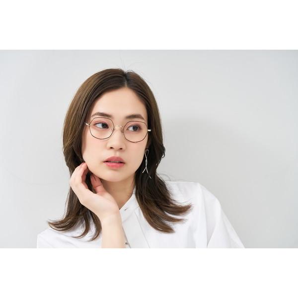 フォネ*さま専用 Zoff メガネ レディース メンズ 伊達メガネ ボストン メタル