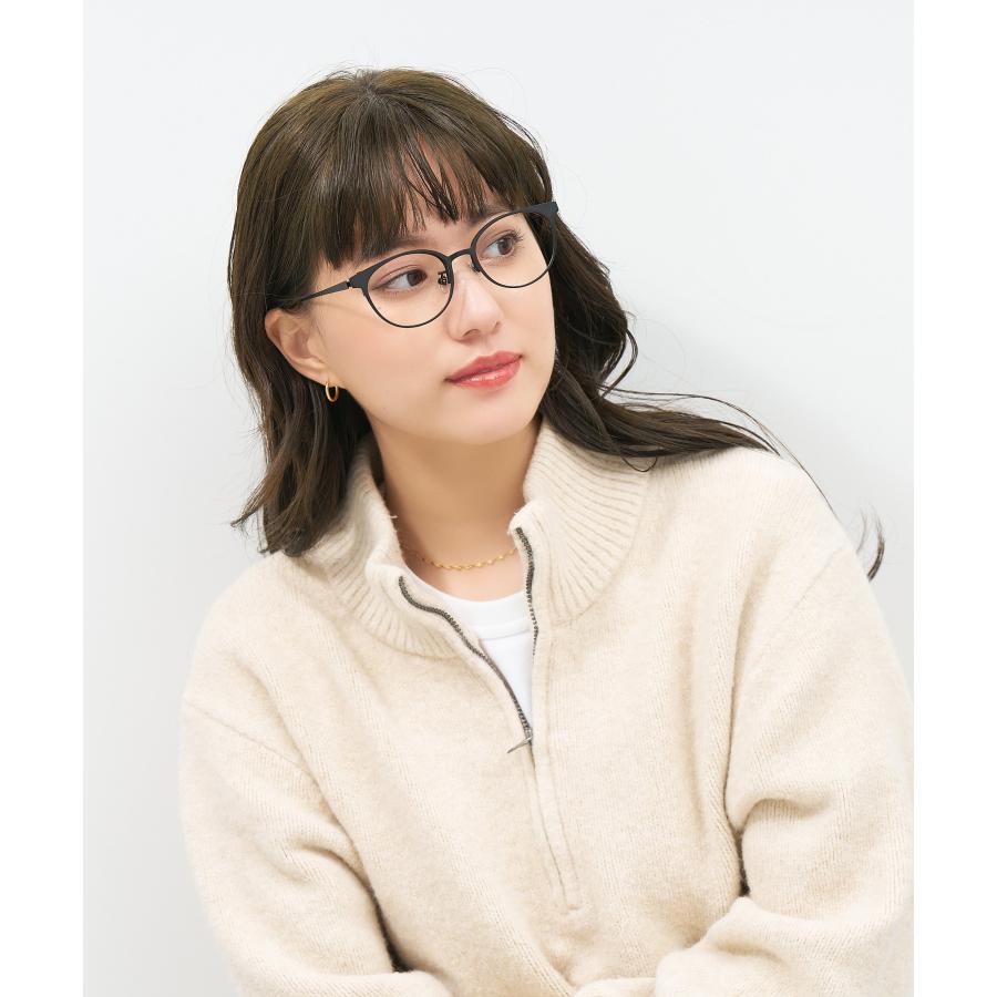 Zoff　ボストン型FLIPUP(跳ね上げ式)メガネ ZF242014-64F1 セール価格]顔馴染み良い、ボストン型FLIP UP(跳ね上げ式)メガネ