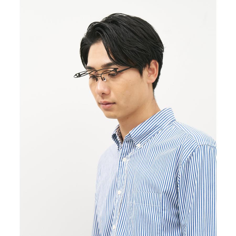 Zoff（ゾフ） 跳ね上げ式 メガネ 伊達メガネ 眼鏡 | 度付きレンズ交換