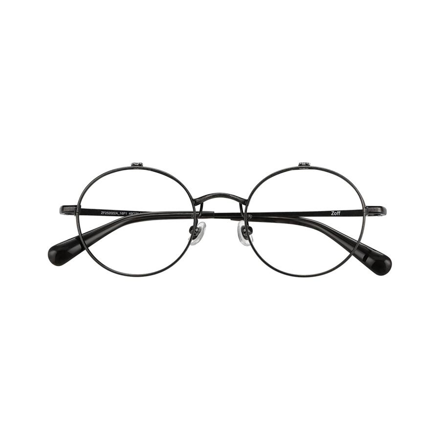Zoff（ゾフ） 跳ね上げ式 メガネ (フリップアップ) 眼鏡の上から 伊達