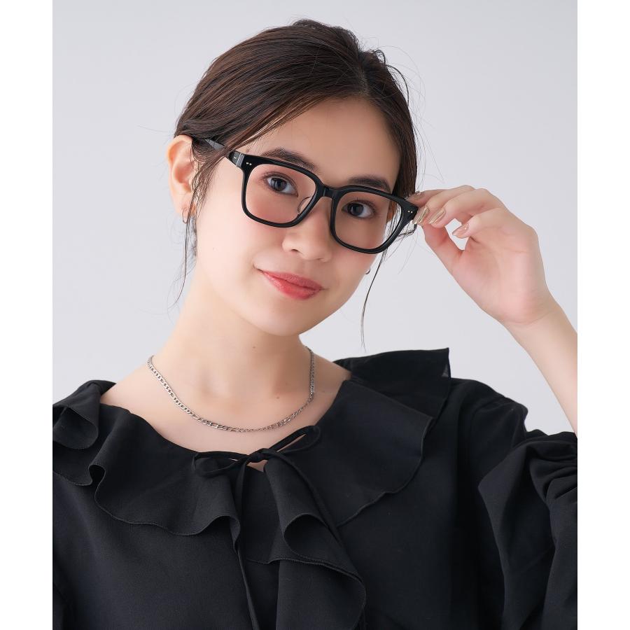 Zoff（ゾフ） メガネ｜四角 黒縁フレーム 伊達めがね 度付き（レンズ