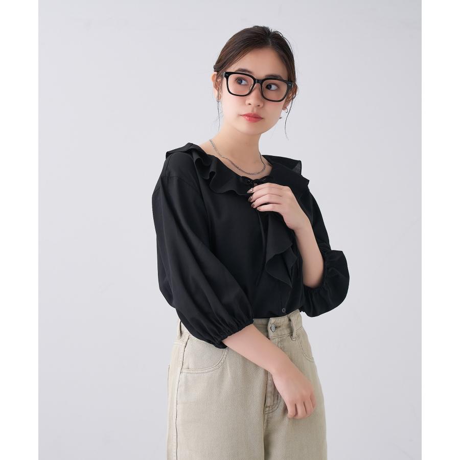 Zoff（ゾフ） メガネ｜四角 黒縁フレーム 伊達めがね 度付き（レンズ