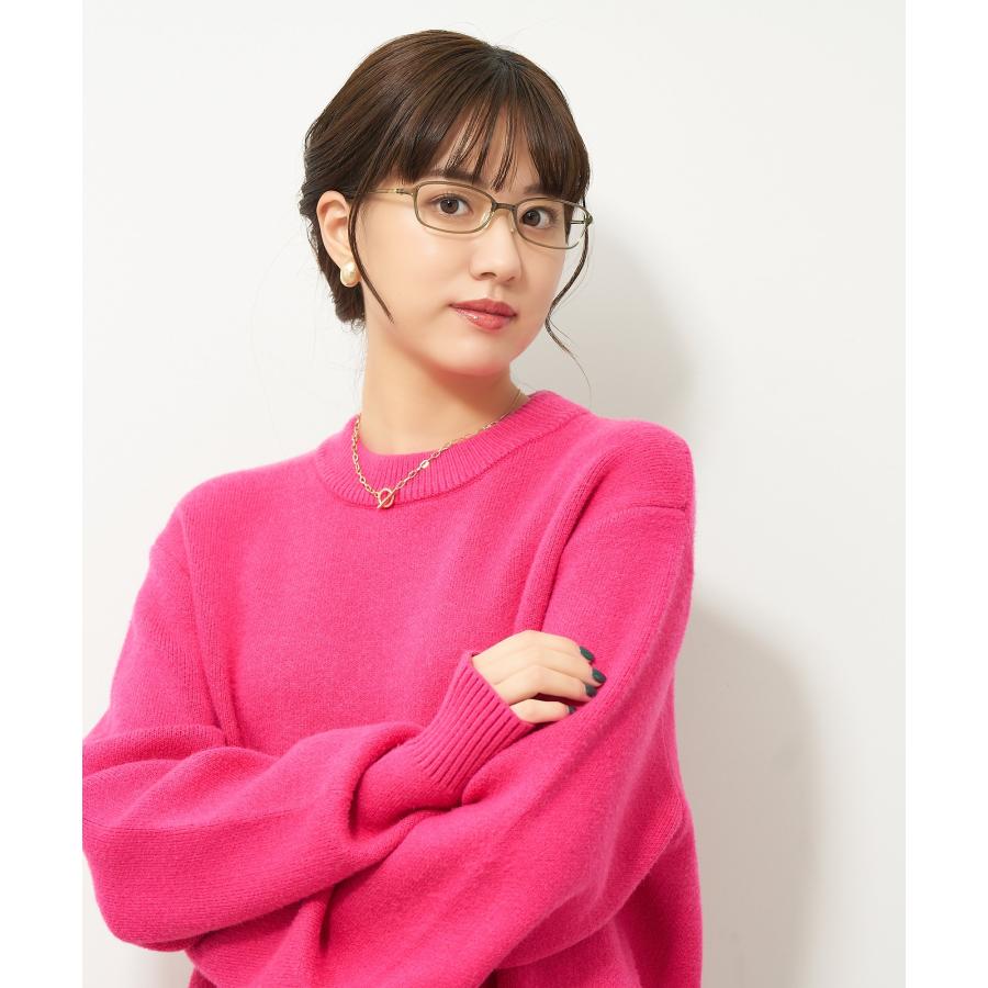 Zoff SMART 上品ピンク 度なし ブルーライト50% 鼻パッド上質 Zoff（ゾフ） メガネ メンズ レディース 軽量、SMART、鼻パッド、ズレ
