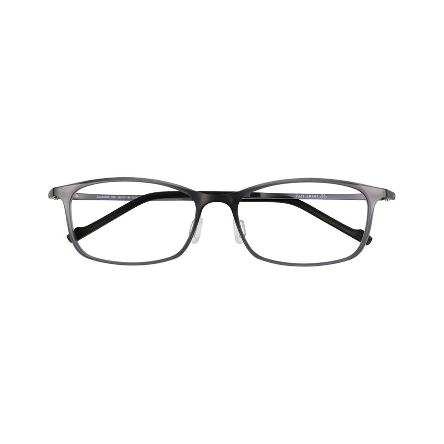 Zoff（ゾフ） ウェリントン型メガネ 軽量 伊達メガネ Zoff SMART