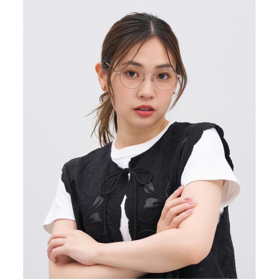 Zoff ゾフ　ラウンド型 中顔面短縮みえメガネ ブルーライトカット　度つき Zoff（ゾフ） メガネ｜中顔面短縮みえメガネ 軽量 メタル 丸型 高級感