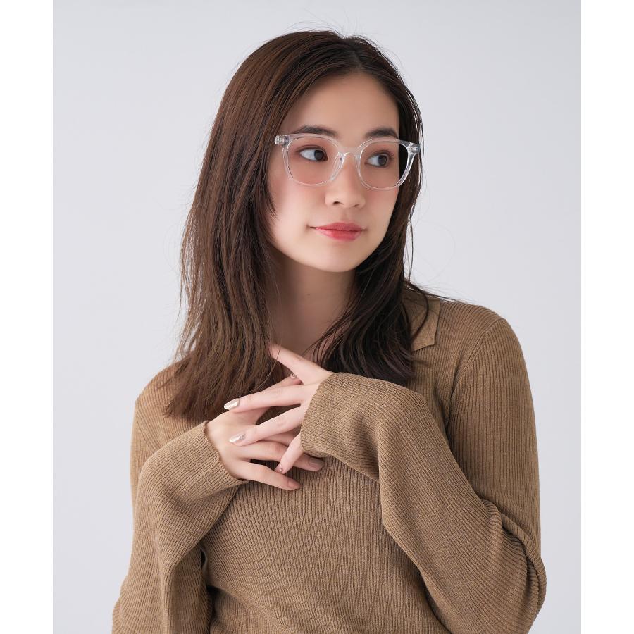 Zoff（ゾフ） メガネ｜クリア 黒縁 軽量 眼鏡 伊達めがね 度付き