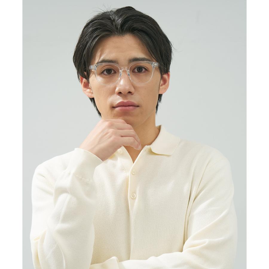 Zoff（ゾフ） メガネ｜クリア 黒縁 軽量 眼鏡 伊達めがね 度付き