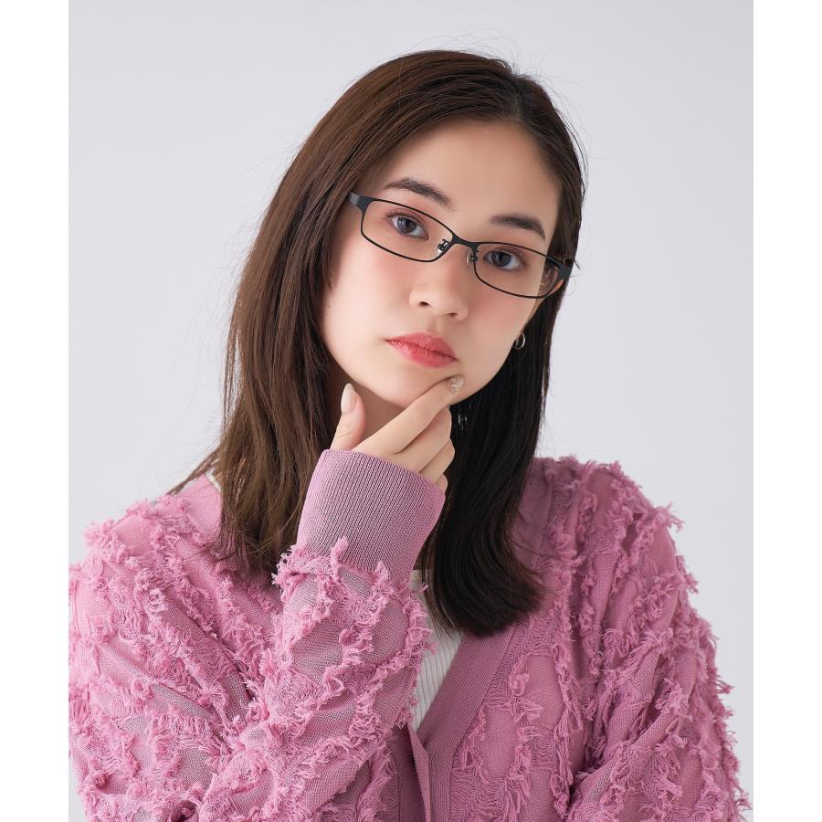 Zoff（ゾフ） メガネ｜横長 メタルフレーム 伊達めがね 度付き（レンズ