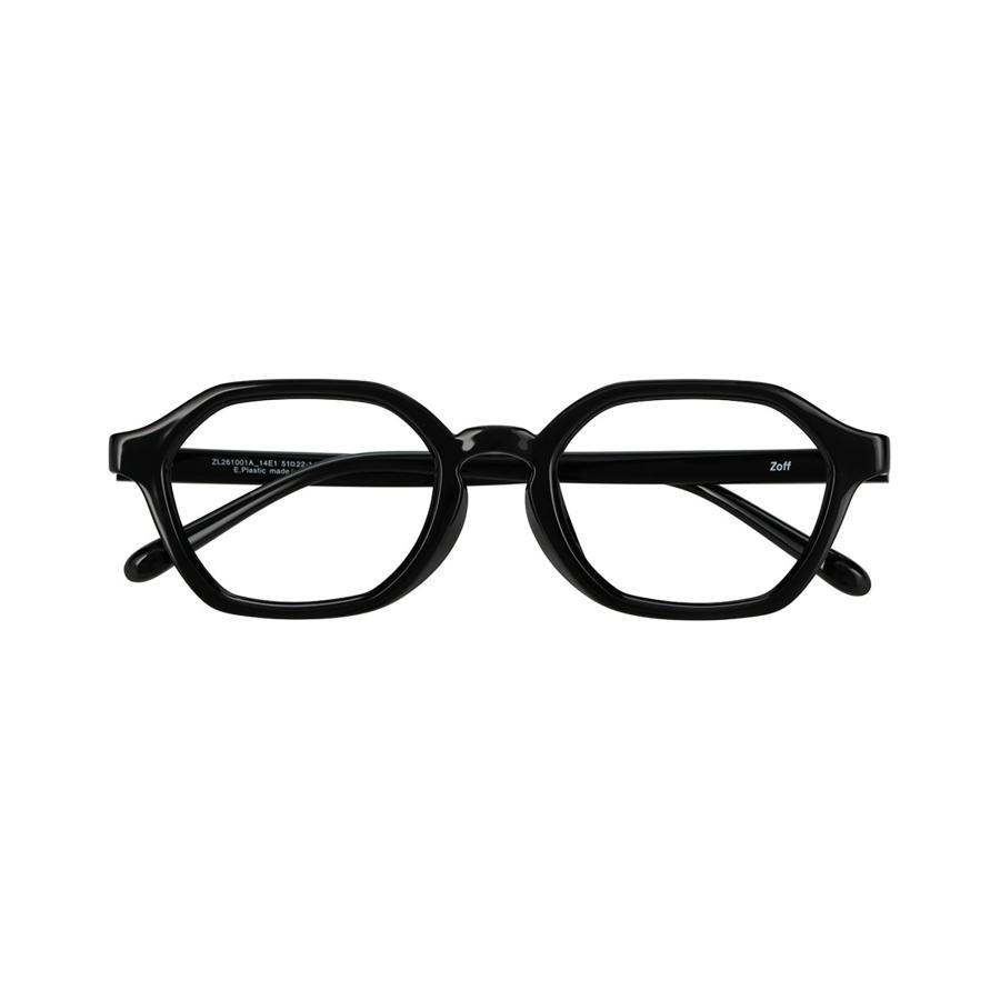 Zoffゾフ 度入り眼鏡(無度数変更可) Zoff（ゾフ） メガネ｜太縁フレーム 軽量 眼鏡 伊達めがね 度付き