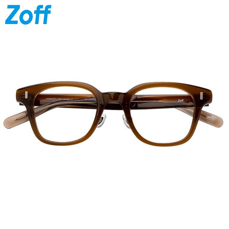 Zoff（ゾフ） メガネ ウェリントン 伊達 フレーム ユニセックス 太縁