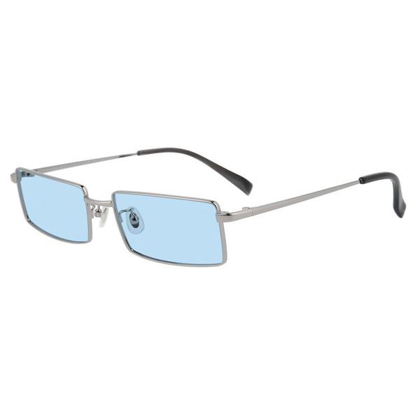Zoff（ゾフ） サングラス UVカット レディース スクエア メタル