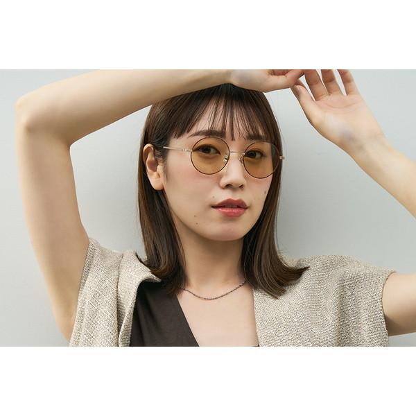Zoff（ゾフ） サングラス メタルフレーム 紫外線 UV対策 レディース