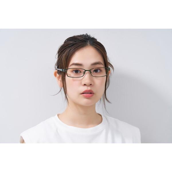 Zoff メガネ レディース メンズ 伊達メガネ スクエア型 メタル