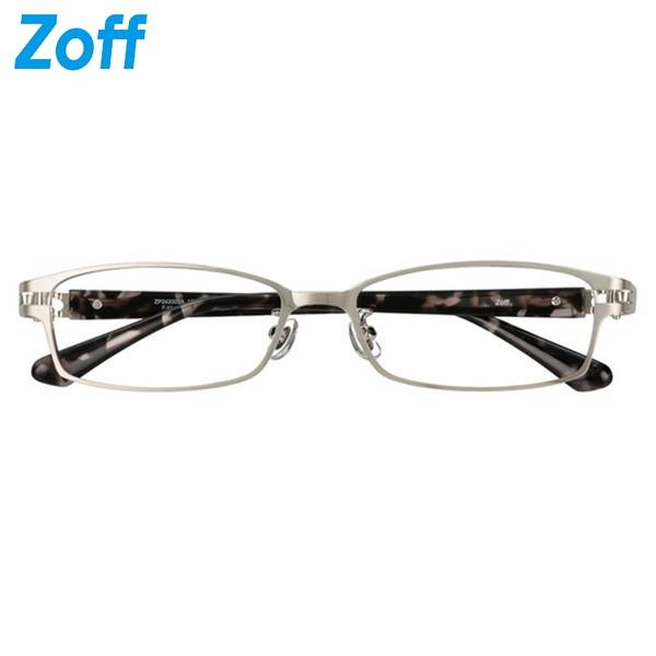 Zoff メガネ レディース メンズ 伊達メガネ スクエア型 メタル Zoff メガネ レディース メンズ 伊達メガネ スクエア型 メタル