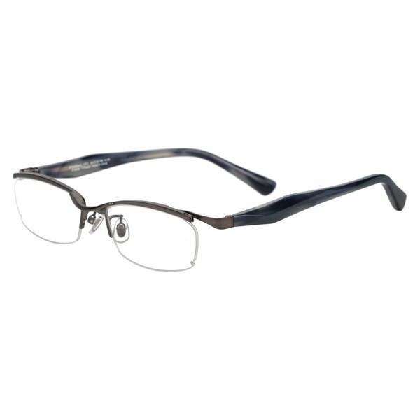 Zoff（ゾフ） メガネ レディース メンズ 伊達メガネ スクエア メタル