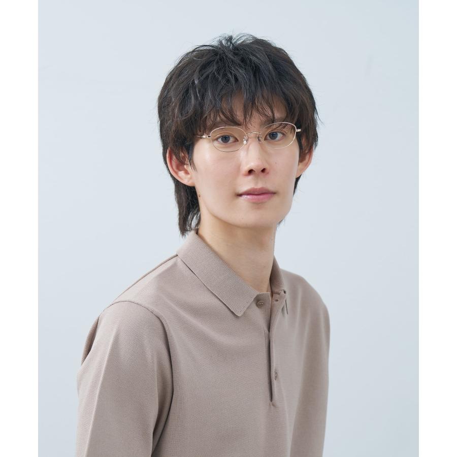 Zoff（ゾフ） メガネ｜軽量 メタル 高級感 メンズ ビジネス オーバル型