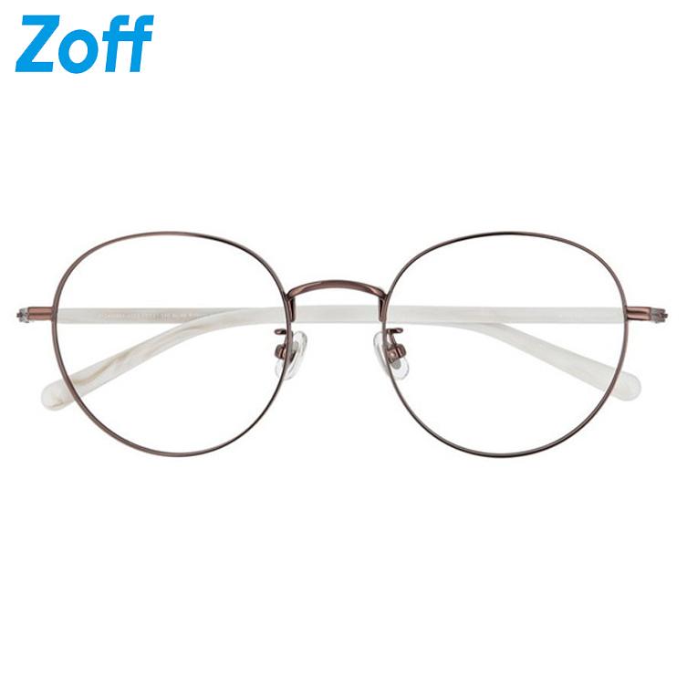 Zoff（ゾフ） メガネ メタルフレーム ボストン ビッグシェイプ