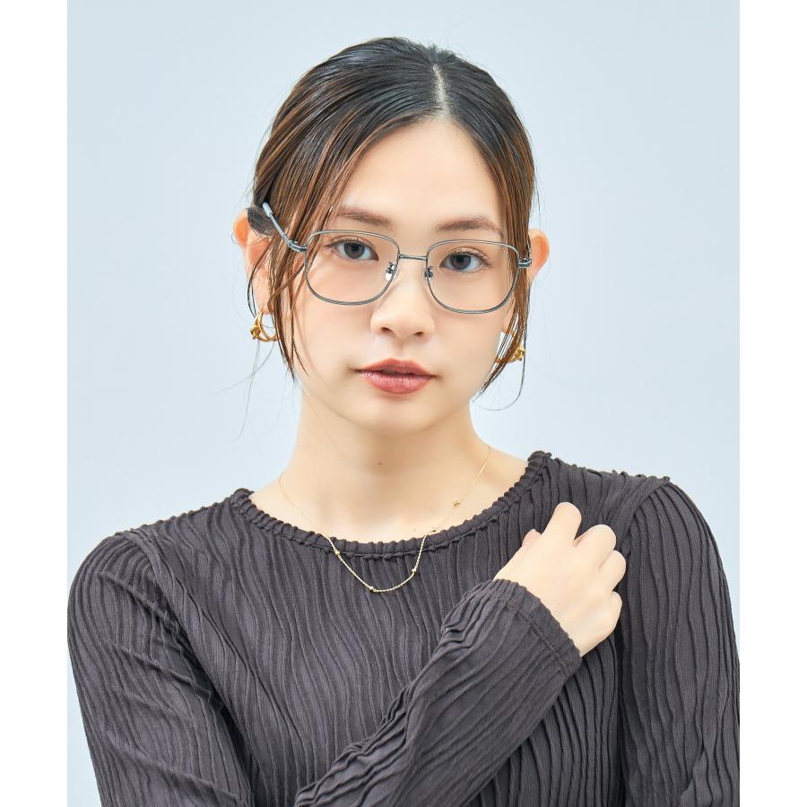 Zoff（ゾフ） メガネ｜四角 メタルフレーム グランパコア伊達メガネ 度