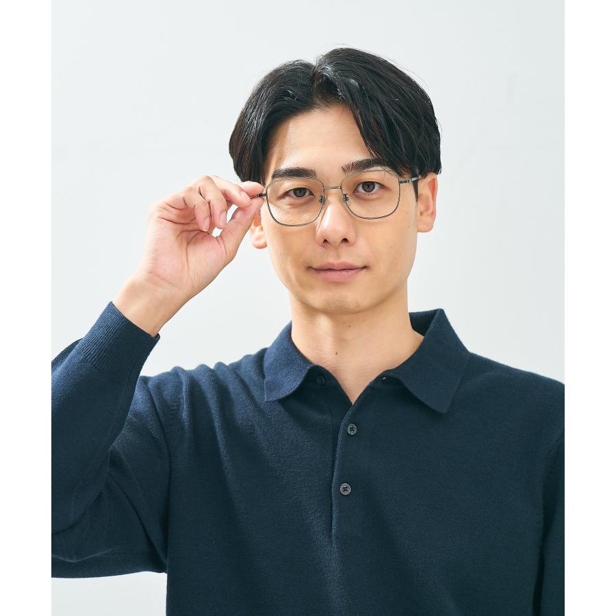 Zoff メガネ｜四角 メタルフレーム グランパコア伊達メガネ 度