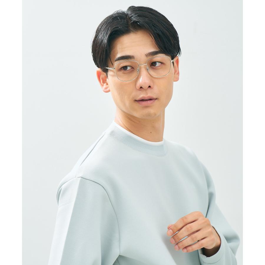 Zoff（ゾフ） メガネ｜四角 メタルフレーム グランパコア伊達メガネ 度