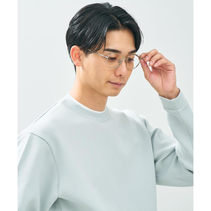 Zoff メガネ｜四角 メタルフレーム グランパコア伊達メガネ 度