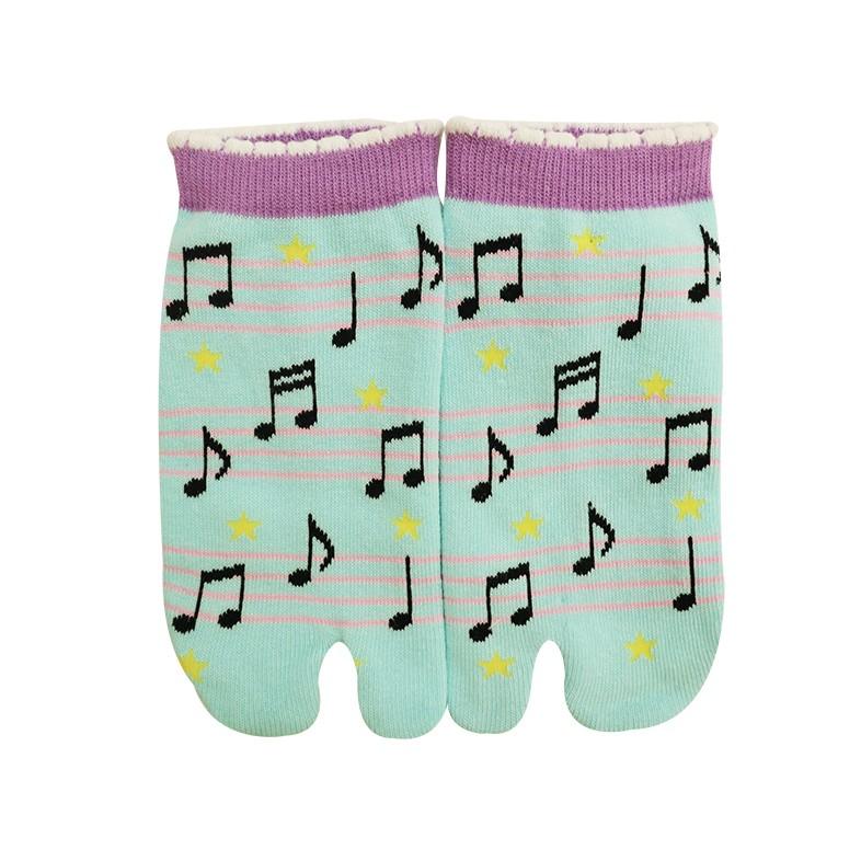 足袋ソックス 音符柄 キッズ 2歳から6歳サイズ13 18cm 3p Ntb125 靴下通販 Zokke ゾッケ 通販 Yahoo ショッピング