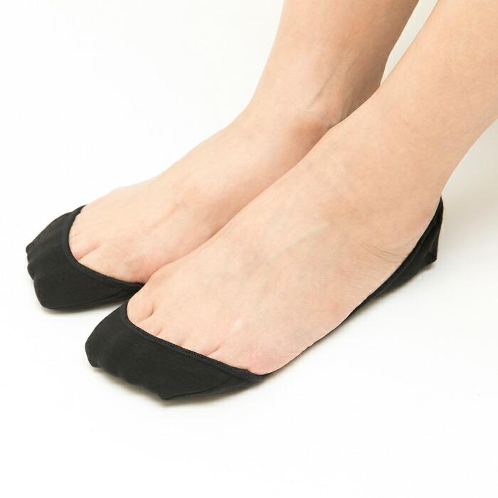 3足セット 靴下 つま先二重 フットカバー 浅履き 穴あき予防 破れ