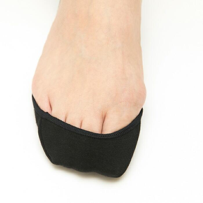 3足セット 靴下 つま先二重 フットカバー 浅履き 穴あき予防 破れ