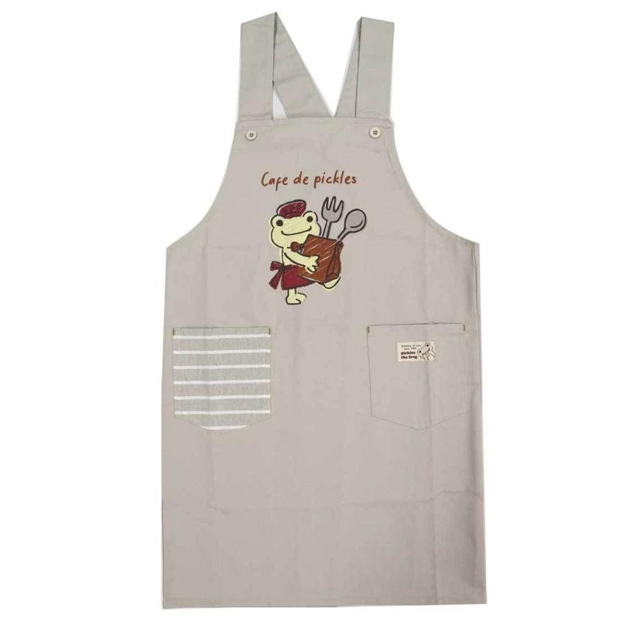 エプロン 保育士 キャラクターエプロン モンチッチ かえるのピクルス ルルロロ 飛馬 介護士 保母さん くまの学校 ラッピング無料