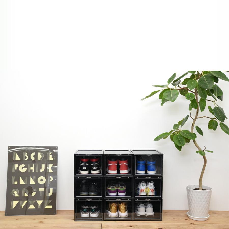 スニーカーを部屋に飾る シューズボックス シューズラック シューズコレクションボックス スニーカー収納ボックス 室内靴箱 透明 積み重ね靴箱 クリアケース K531 靴下通販 Zokke ゾッケ 通販 Yahoo ショッピング
