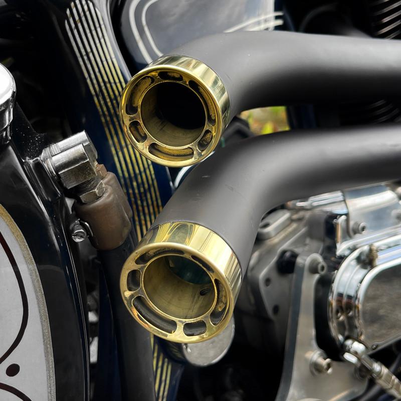 ZON ブラス マフラーエンドキャップ Brass Muffler End Cap “Undercut