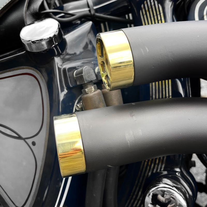 ZON ブラス マフラーエンドキャップ Brass Muffler End Cap “Undercut