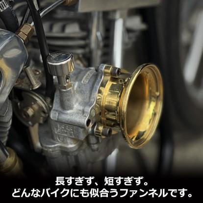 ZONオリジナル ブラス 真鍮製 S&S Eキャブ用 ベロシティースタック