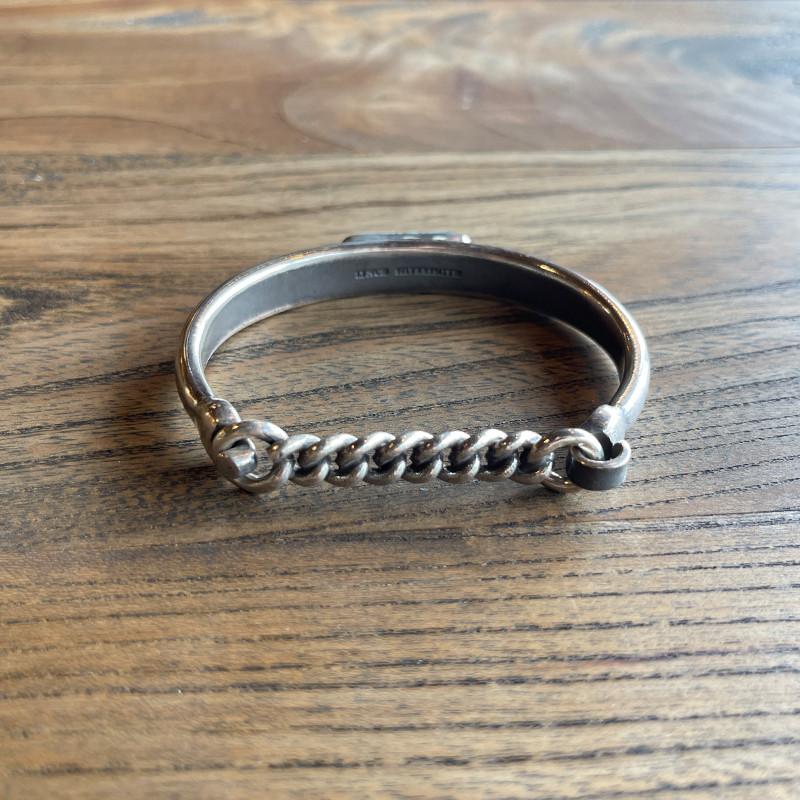 LYNCH SILVERSMITH】SCALE CUFFS TURQUOISE CLOUD MOUNTEN Mサイズ