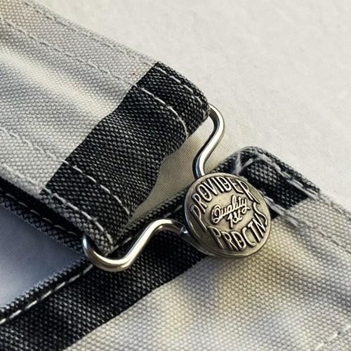 囚人オーバーオール プリズナーパンツ ボーダー メンズ 白黒 しましま